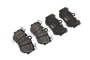 SET OF BRAKE PADS OPTION: ENGINE WITH INCREASED POWER 368 KW (Option code: IE81), OPTION: TURBO S (Option code: IE8A)