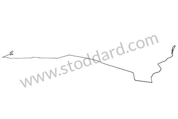 95535517820 - BRAKE LINE for Porsche Cayenne 957 07-10 &bull; 2007 &bull; Cayenne V6 &bull; Automatic Gearbox