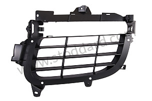 VENTILATION GRILLE SATIN BLACK / SATIN BLACK (9B9) / FRONT LEFT (955505681129B9)