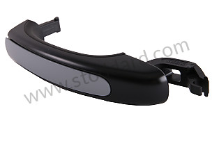 DOOR HANDLE BLACK / BLACK / OPTION: CENTRAL LOCKING SYSTEM WITH KEY REMOTE AND INTERIOR OPERATION (Option code: I4K0), OPTION: CENTRAL LOCKING SYSTEM WITH KEY REMOTE INTERIOR OPERATION AND '' SAFE '' MODE (Option code: I4K3), OPTION: ALUMINIUM PACKAGE VERSION 2 (Option code: IQJ4) (95553103201G2X)