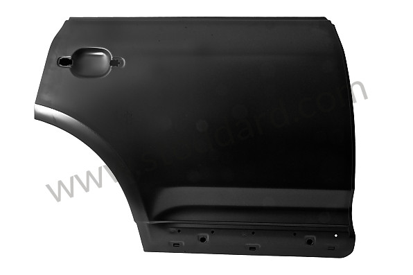 95553301206GRV - BARE DOOR SHELL for Porsche Cayenne 957 07-10 &bull; 2010 &bull; Cayenne Turbo &bull; Automatic Gearbox