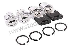 ROOF RACK LOCK SET FRONT / OPTION: ROOF TRANSPORT SYSTEM (Option code: I3S8)