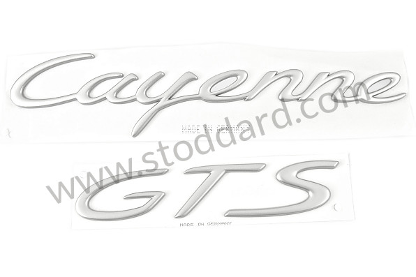 955559040004W9 - LOGO for Porsche Cayenne 957 07-10 &bull; 2008 &bull; Cayenne Gts &bull; Manual Gearbox, 6 Speed
