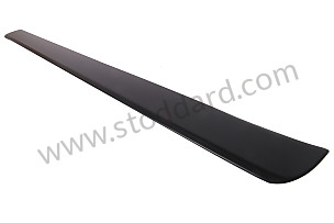 MOULDING MATT BLACK / MATT BLACK (XX2) / REAR LEFT / OPTION: ALUMINIUM PACKAGE VERSION 2 (Option code: IQJ4) (95555928901XX2)