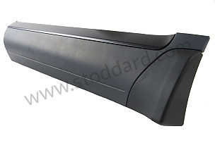 DOOR BASECOAT MOLDING REAR LEFT / OPTION: WITHOUT AEROKIT (Option code: I2D0), OPTION: AEROKIT WITHOUT COVER (Option code: I2D2), OPTION: ALUMINIUM PACKAGE VERSION 2 (Option code: IQJ4) (95555968704G2X)