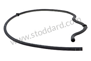 WATER DRAIN HOSE RIGHT / OPTION: PORSCHE LARGE ROOF SYSTEM (Option code: I3FU) (95556203000)