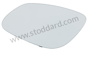 MIRROR GLASS LEFT / OPTION: DOOR MIRROR LEFT CONVEX (Option code: I5SJ), OPTION: DOOR MIRRORS ELECTRICALLY RETRACTABLE ELECTRICALLY ADJUSTABLE SEPARATELY HEATED (Option code: I6XP), OPTION: DOOR MIRRORS WITH MEMORY FUNCTION ELECTRICALLY RETRACTABLE / ADJUSTABLE SEPARATELY HEATED (Option code: I6XQ) (95573104103)