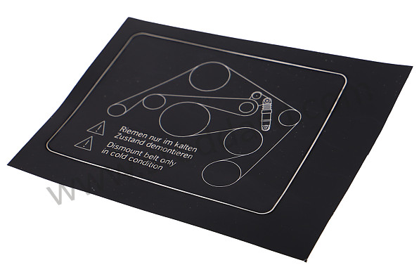 95800615000 - STICKER for Porsche 