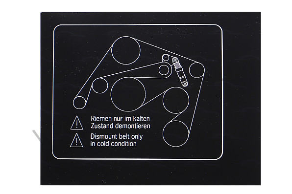 95800615000 - STICKER for Porsche 