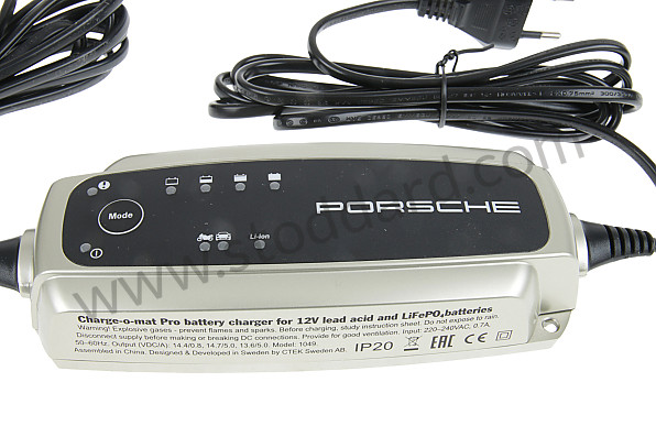 95804490170 - BATTERY CHARGE MAINTENANCE BOX for Porsche 996 Gt3 / Gt3-1 &bull; 2000 &bull; 996 Gt3 &bull; Coupe &bull; Manual Gearbox, 6 Speed
