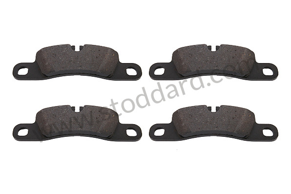 958698451E - BRAKE PAD REPAIR SET for Porsche Cayenne 957 07-10 &bull; 2010 &bull; Cayenne S V8 &bull; Automatic Gearbox