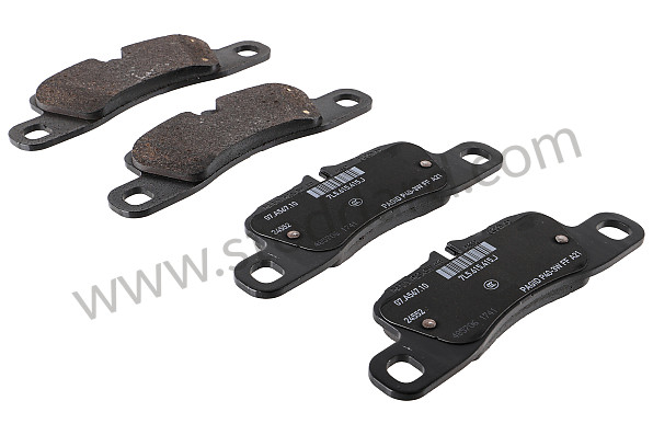 958698451E - BRAKE PAD REPAIR SET for Porsche 