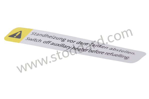 95870111900 - STICKER for Porsche 