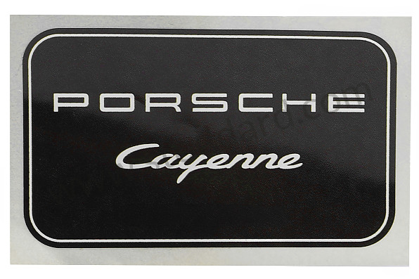 95870128400 - STICKER for Porsche 