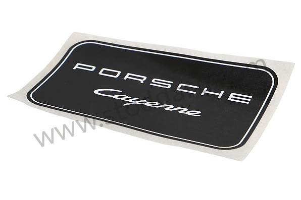 95870128400 - STICKER for Porsche 