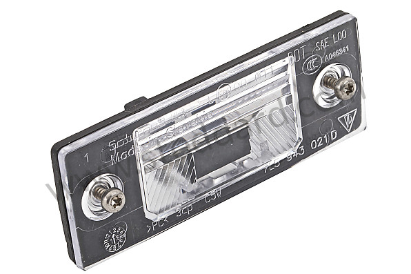 958943021 - LICENSE PLATE LIGHT for Porsche Cayenne 955 03-06 &bull; 2003 &bull; Cayenne S V8 &bull; Manual Gearbox, 6 Speed