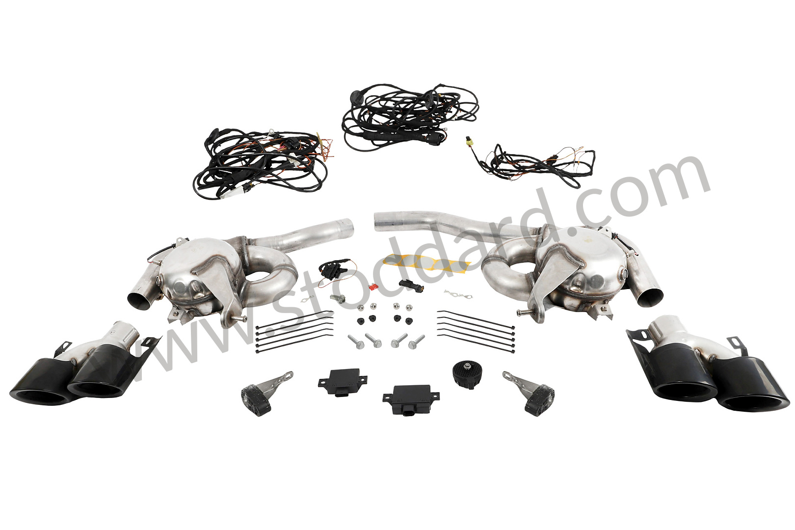 EXHAUST SYSTEM SPORT VERSION SET BLACK CHROME