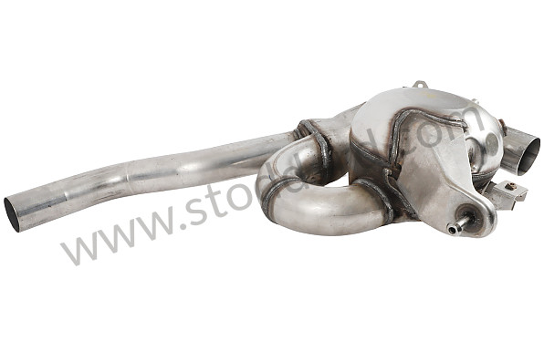 95B04420036 - EXHAUST SYSTEM SPORT VERSION SET BLACK CHROME for Porsche 
