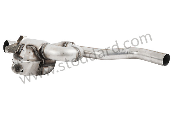 95B04420036 - EXHAUST SYSTEM SPORT VERSION SET BLACK CHROME for Porsche 