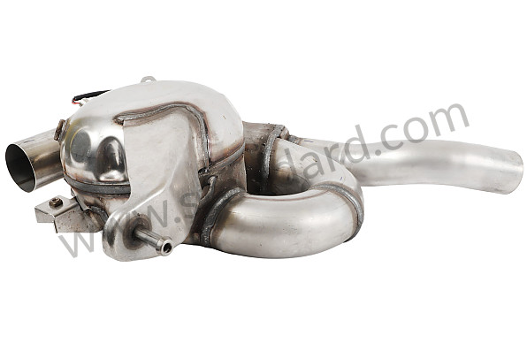 95B04420036 - EXHAUST SYSTEM SPORT VERSION SET BLACK CHROME for Porsche 