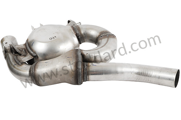 95B04420036 - EXHAUST SYSTEM SPORT VERSION SET BLACK CHROME for Porsche 