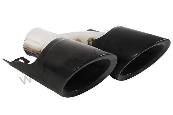 95B04420036 - EXHAUST SYSTEM SPORT VERSION SET BLACK CHROME for Porsche 