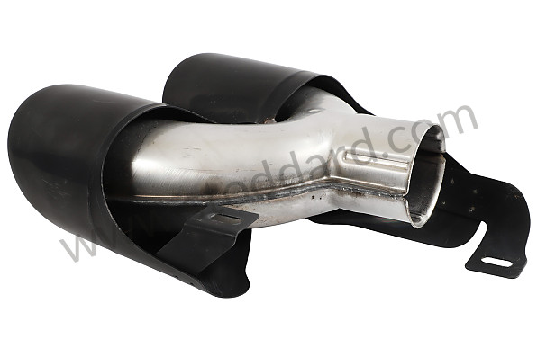 95B04420036 - EXHAUST SYSTEM SPORT VERSION SET BLACK CHROME for Porsche 