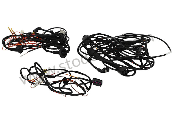95B04420036 - EXHAUST SYSTEM SPORT VERSION SET BLACK CHROME for Porsche 