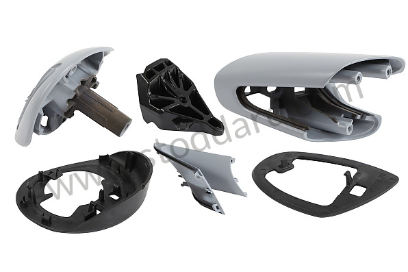 95B04480061 - DOOR MIRROR SPORTDESIGN SET for Porsche 