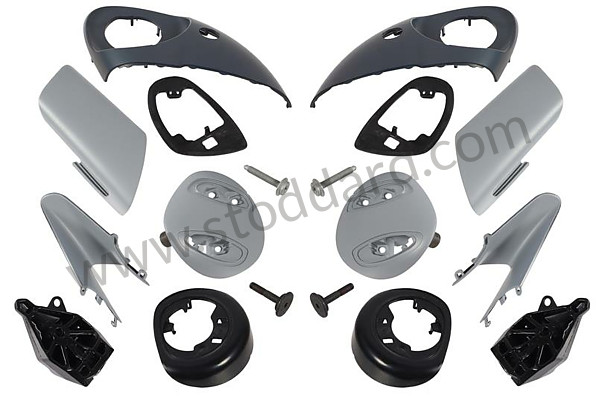 95B04480062 - DOOR MIRROR SPORTDESIGN SET FOR CARS WITH HEADLIGHT UNIT for Porsche 