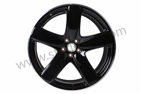 95B601025EC041 - ALLOY WHEEL - BLACK for Porsche 