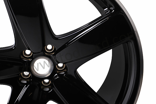 95B601025EC041 - ALLOY WHEEL - BLACK for Porsche 
