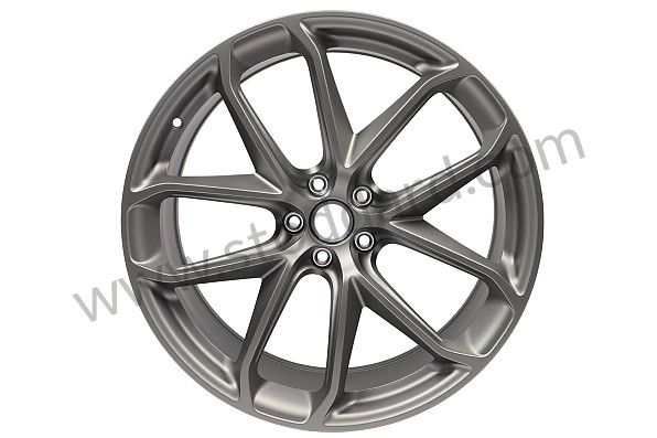 95B601025FSOB5 - ALLOY WHEEL PLATINUM SATIN-MATT for Porsche 