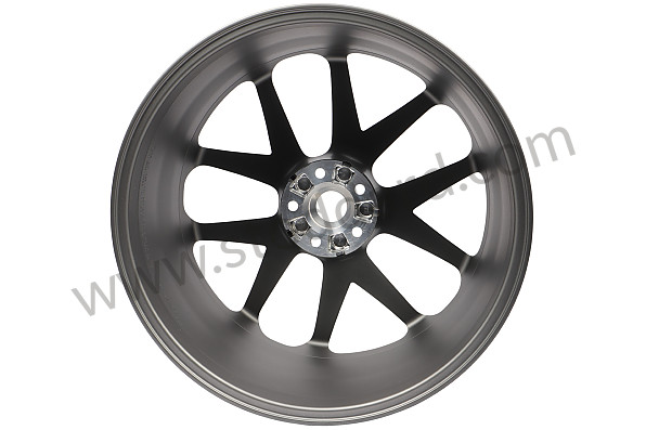 95B601025FSOB5 - ALLOY WHEEL PLATINUM SATIN-MATT for Porsche 