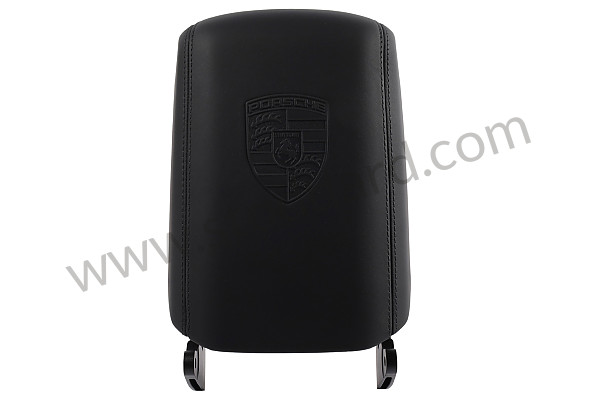 95B864207CA11 - ARMREST  WITH CREST BLACK for Porsche 
