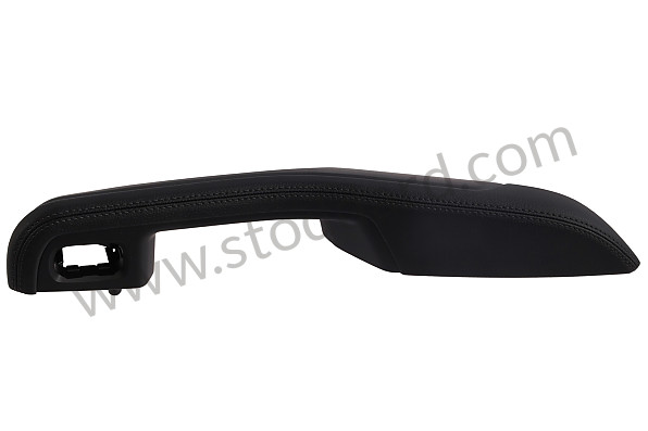 95B867373D1D0 - ARMREST (LEATHERETTE) BLACK for Porsche 