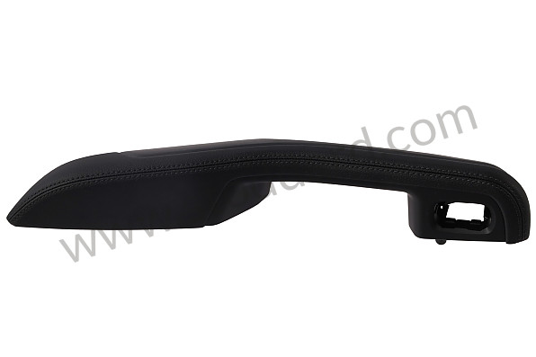 95B867374D1D0 - ARMREST (LEATHERETTE) BLACK for Porsche 