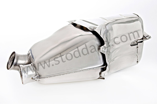 96411104605 - REAR MUFFLER for Porsche 964 &bull; 1991 &bull; 964 Carrera 4 &bull; Cabrio &bull; Manual Gearbox, 5 Speed