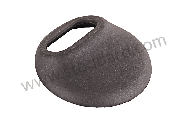 9645557610001C - Satin Black Door Strap Rosette For 911 1989-94 for Porsche 