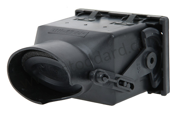 9645722620001C - Dashboard Air Vent, Satin Black, Right For 911 1984-98 for Porsche 993 Turbo &bull; 1995 &bull; 993 Turbo &bull; Coupe &bull; Manual Gearbox, 6 Speed