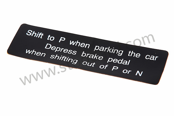 96470112100 - STICKER for Porsche 