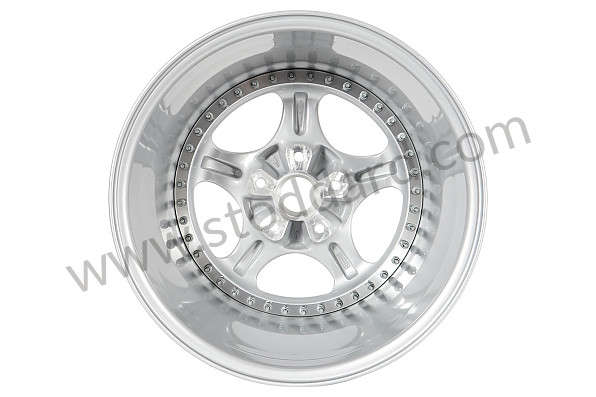 965362136X - ALLOY WHEEL SILVER METALLIC RIM FLANGE POLISHED for Porsche 