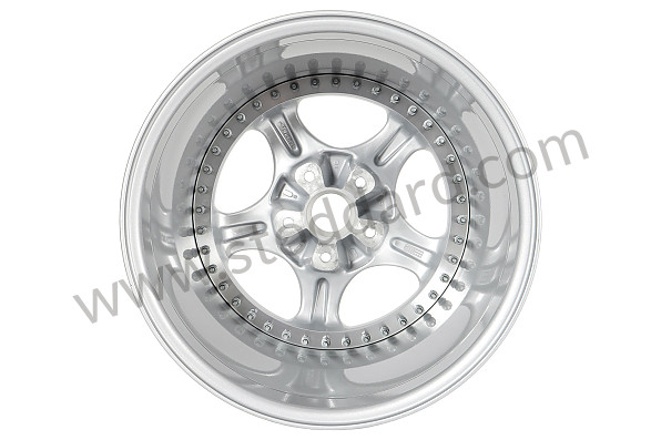 965362140X - ALLOY WHEEL SILVER METALLIC RIM FLANGE POLISHED for Porsche 