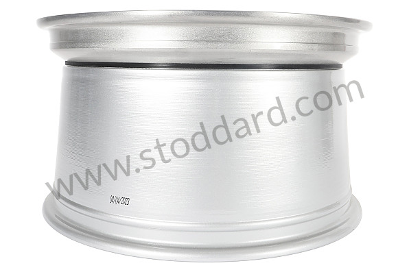 965362140X - ALLOY WHEEL SILVER METALLIC RIM FLANGE POLISHED for Porsche 