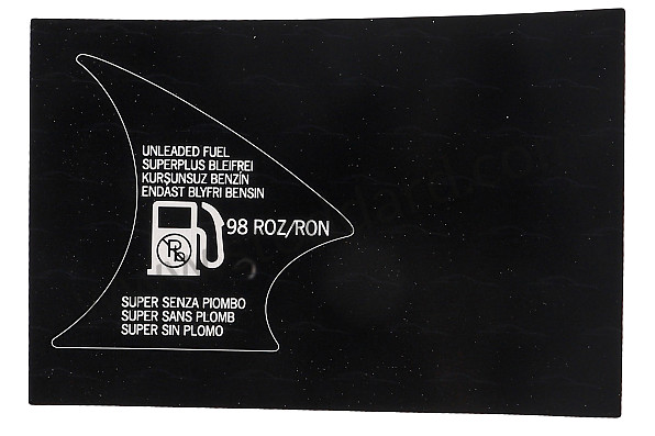 97000611704 - STICKER for Porsche 