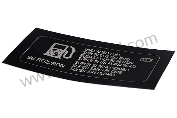 971010001 - DECAL LABEL for Porsche 