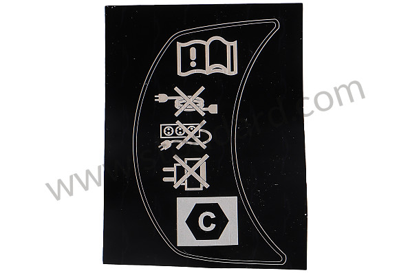 971010534A - DECAL LABEL for Porsche 