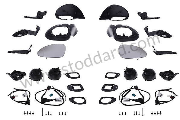 98104480104 - DOOR MIRROR BASIC SET for Porsche 