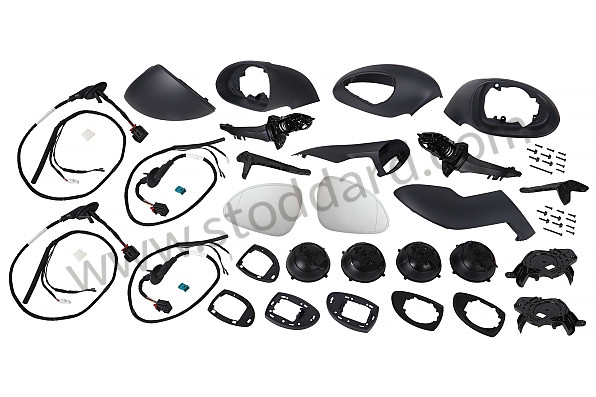 98104480105 - DOOR MIRROR DIMMABLE SET for Porsche 