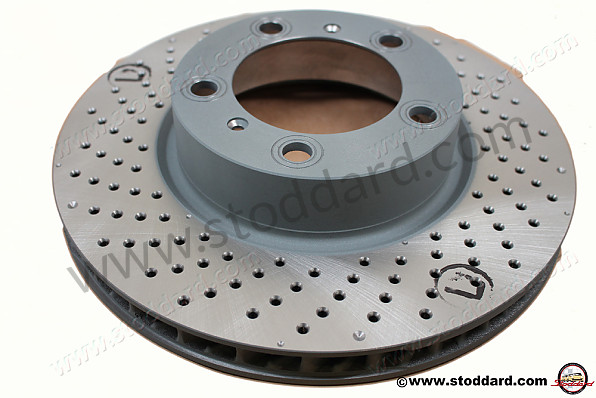 98135140101 - Sebro Brake Disc Rotor, Front Left Boxster Cayman 2013-2016 for Porsche 
